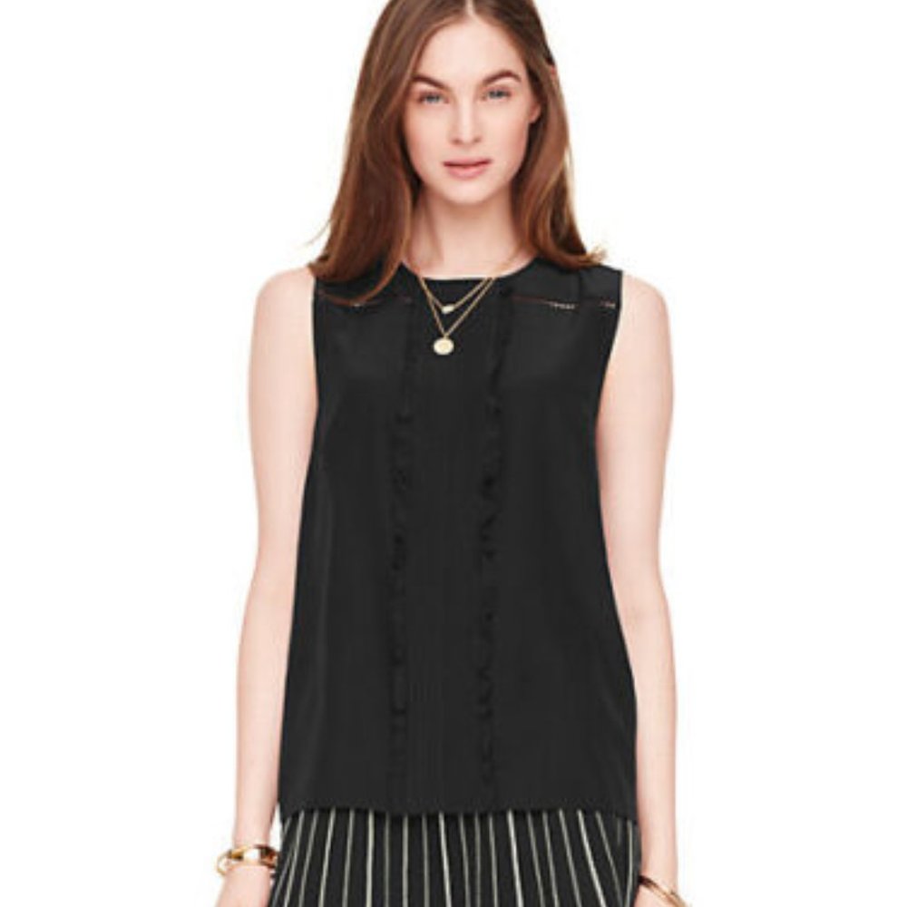 NWT kate spade new york pleated silk top 00 - 8